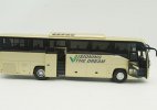 Creamy White 1:42 Scale Higer V12 Coach Bus Model