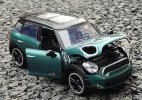 1:24 Scale Green Motormax Diecast Mini Cooper S Countryman Model