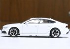 White 1:64 Scale Diecast Audi RS7 Sportback Quattro Model