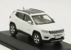 1:43 Scale White Diecast 2017 Jeep Compass SUV Model