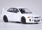 1:64 Black /White /Red Diecast Mitsubishi Lancer Evolution V Toy