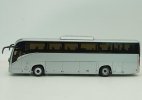 1:43 Scale Silver Diecast Yutong T12E Coach Bus Model