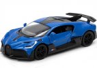 1:38 Scale Red / Blue / White / Yellow Diecast Bugatti Divo Toy