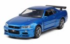 Kids 1:36 Scale Diecast Nissan Skyline GT-R R34 Toy