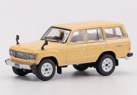 Creamy Yellow 1:64 Scale Diecast Toyota Land Cruiser LC60 Model