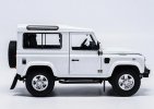 White / Black 1:18 Kyosho Diecast Land Rover Defender Model