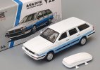 1:64 Scale Blue-White Diecast VW Santana Wagon Model