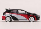 Black 1:64 Scale Rally Diecast Toyota Corolla GR Model