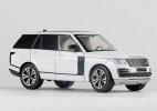 1:32 Scale White / Black Kids Diecast Land Rover Range Rover Toy