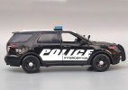 Black 1:18 Motormax Police Diecast 2015 Ford Explorer Model