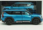 White / Blue 1:38 Scale Kids Diecast 2023 Kia EV9 Toy