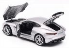 1:32 Scale Blue / Red / White / Silver Diecast Jaguar F-Type Toy