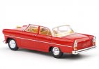 Red 1:64 Scale Diecast Dongfeng CA71 Sedan Golden Dragon Model