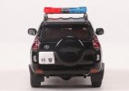 1:64 Scale Black Police Diecast Toyota Land Cruiser Prado Model