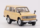 Creamy Yellow 1:64 Scale Diecast Toyota Land Cruiser LC60 Model