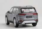 1:64 Scale Black / Gray / White Diecast 2022 Lexus LX600 Toy