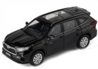 Kids 1:32 Scale Black / White Diecast Toyota Highlander SUV Toy