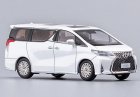 Black / White 1:64 Scale Diecast Lexus LM350 MPV Model