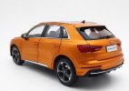 White / Blue / Orange 1:18 Scale Diecast 2019 Audi Q3 SUV Model