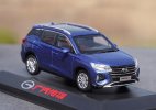 1:43 Scale Blue Diecast 2020 Trumpchi GS4 SUV Model