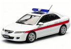 White-Red 1:43 Scale Vitesse Macau Police Diecast Mazda 6 Model