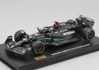 Black 1:43 Bburago NO.63 Diecast Mercedes-AMG F1 W14 Model