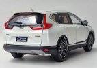 White 1:18 Scale Diecast 2017 Honda CR-V Sport Hybrid Model