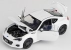 1:32 Scale White / Blue Kids Diecast Subaru BRZ Toy