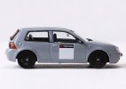 1:64 Scale Gray Diecast VW Golf GTI Mk4 Model