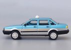 1:64 Scale Blue Taxi Diecast VW Santana Sedan Model