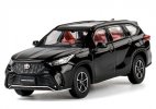 1:64 Scale Black / Gray Diecast Toyota Highlander XSE Toy