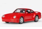 Kids 1:36 Scale Welly Red Diecast Porsche 959 Toy