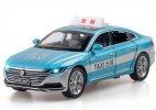 Kids Green / Blue / Yellow 1:32 Scale Diecast VW CC Taxi Toy