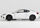 1:32 Scale White / Blue Kids Diecast Subaru BRZ Toy