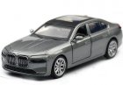 1:47 Scale Blue / Gray Kids Diecast BMW i7 G70 Toy