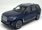 Black / Brown / Deep Blue 1:18 Scale Diecast 2019 BMW X7 Model