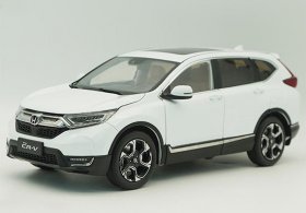 1:18 Scale Yellow / White Diecast 2017 Honda CR-V Model