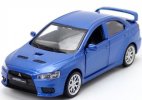 Blue /Red 1:41 Kids Diecast Mitsubishi Lancer Evolution Car Toy