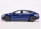 Blue / Gray 1:27 Maisto Diecast 2022 Mercedes-Benz EQS Model