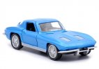 1:36 Scale Red / Blue Kids Diecast Chevrolet Corvette Car Toy