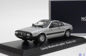 Silver 1:43 NOREV Diecast Lancia Montecarlo Spider Model