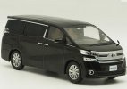 Black 1:30 Scale Diecast Toyota Vellfire MPV Model