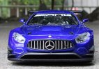 1:24 Scale Black / Blue MotorMax Diecast Mercedes-AMG GT3 Model