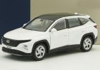 White / Black 1:38 Scale Kids Diecast 2020 Hyundai Tucson Toy