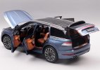 1:18 Scale Black / Blue Diecast 2020 Lincoln Aviator SUV Model