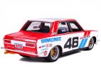 1:24 Scale Red-White Maisto Diecast 1971 BRE Datsun 510 Model