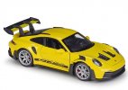 1:24 Welly Yellow / Red Diecast Porsche 911(992) GT3 RS Model