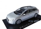 Silver 1:43 Scale NOREV Diecast Peugeot 508 SW Model