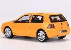 Yellow 1:64 Scale Diecast VW Golf GTI Mk4 Model