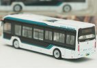 1:120 Scale NO.04 White Diecast Sunwin 9 Series City Bus Model